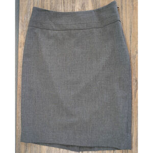 The Limited Gray Pencil Skirt Womens Size 0 Career Office Workwear Lined Classic